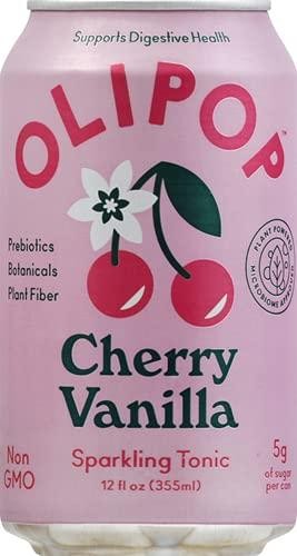 Olipop, Tonic Sparkling Cherry Vanilla, 12 Fl Oz