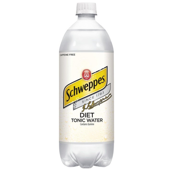 Schweppes Tonic Water 1 Liter Bottle - 33.8 Oz