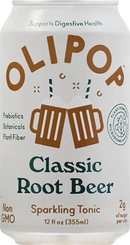 OLIPOP a New Kind of Soda  Root Beer Sparkling Tonic  12 Fl Oz