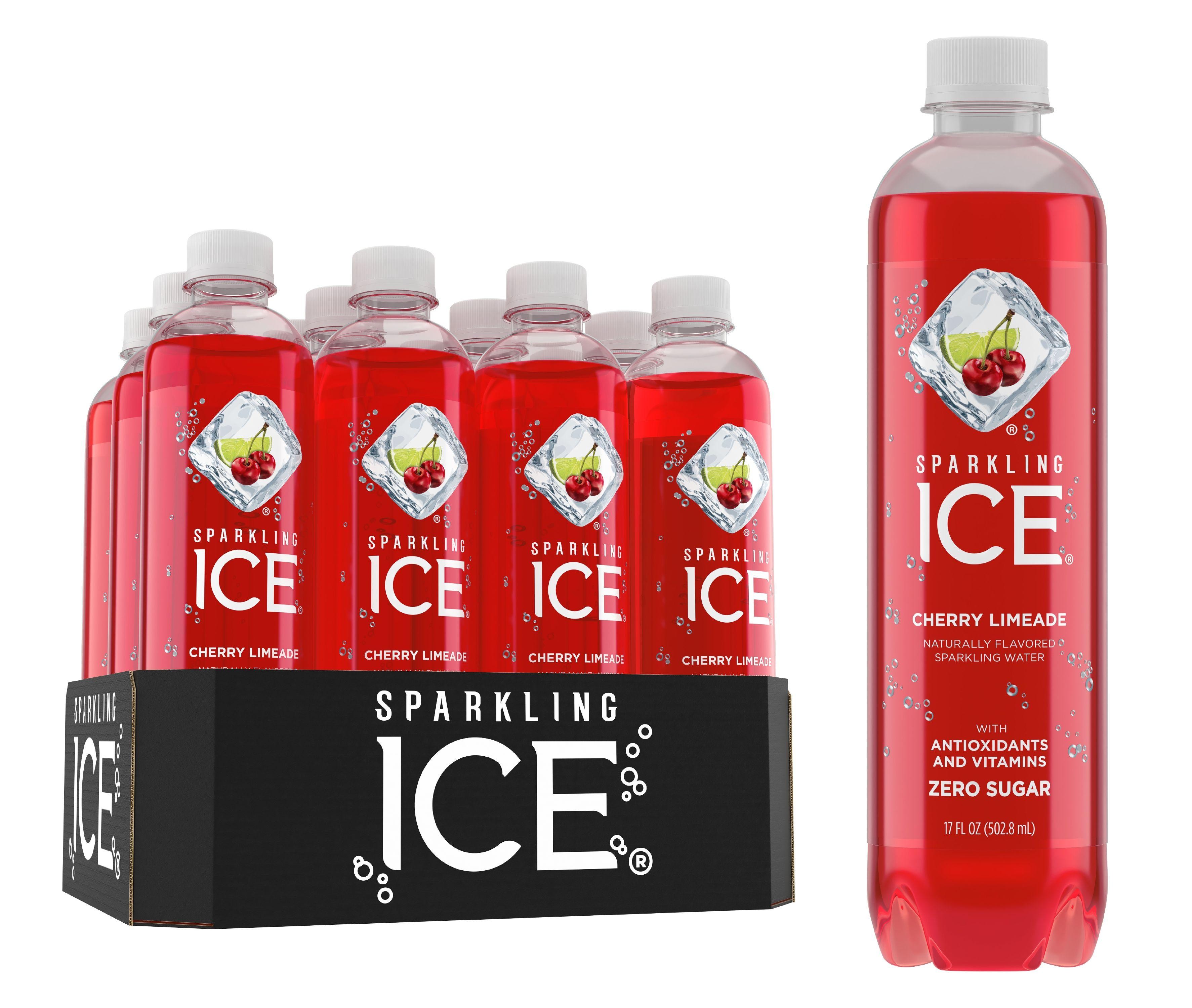 Sparkling Ice Cherry Limeade Sparkling Water 17 Oz. Bottle, PK12