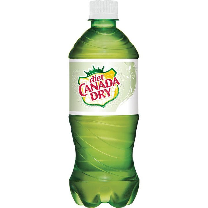 Canada Dry Zero Sugar Ginger Ale Soda  20 Fl Oz Bottle