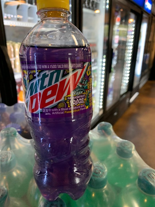 Mountain Dew Baja Passion Fruit