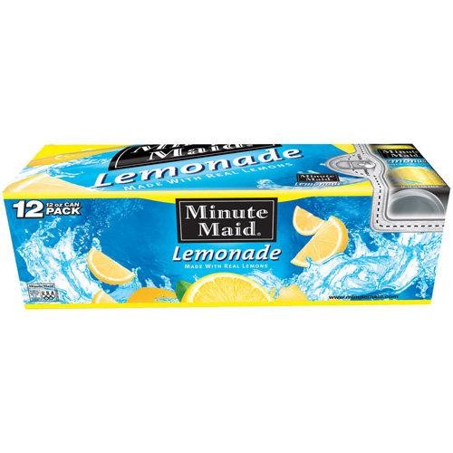 Coca-Cola Minute Maid Lemonade Juice, 12 Oz, 24/Carton (00025000058387)