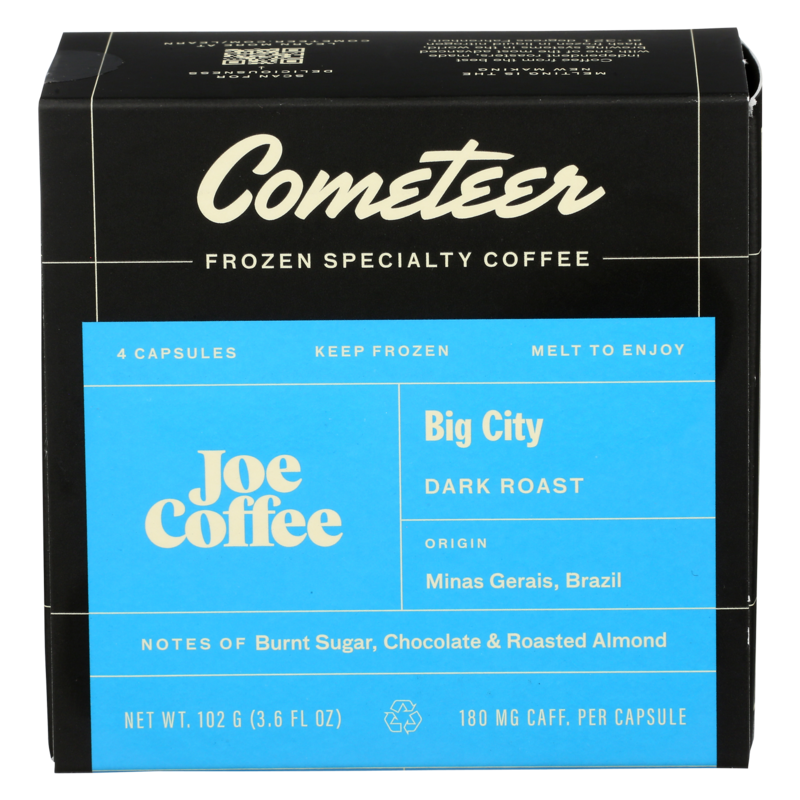 Cometeer Joe Coffee Dark Roast Frozen Coffee Capsules 4ct