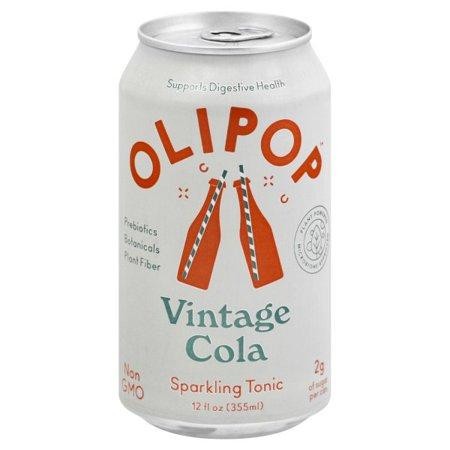 Olipop Sparkling Tonic, Vintage Cola 12 Fl Oz Can