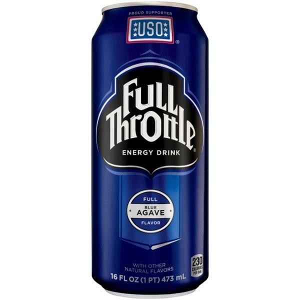 Full Throttle Energy Drink, Full Blue Agave Flavor - 16 Fl Oz
