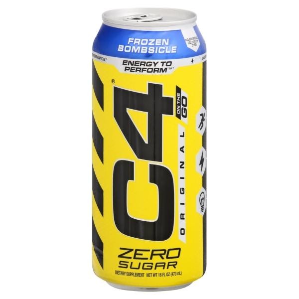 C4 Frozen Bombsicle Energy Drink 16oz Can