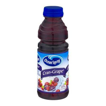 Ocean Spray CranGrape Juice 15.2 Oz., Pack of 12 (OCE70193)