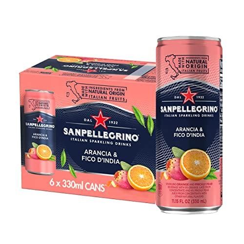 Sanpellegrino Italian Sparkling Drink Arancia & Fico D India  11.15 Oz