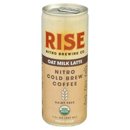 Rise Organic Oat Milk Latte Nitro Cold Brew Coffee 7 oz