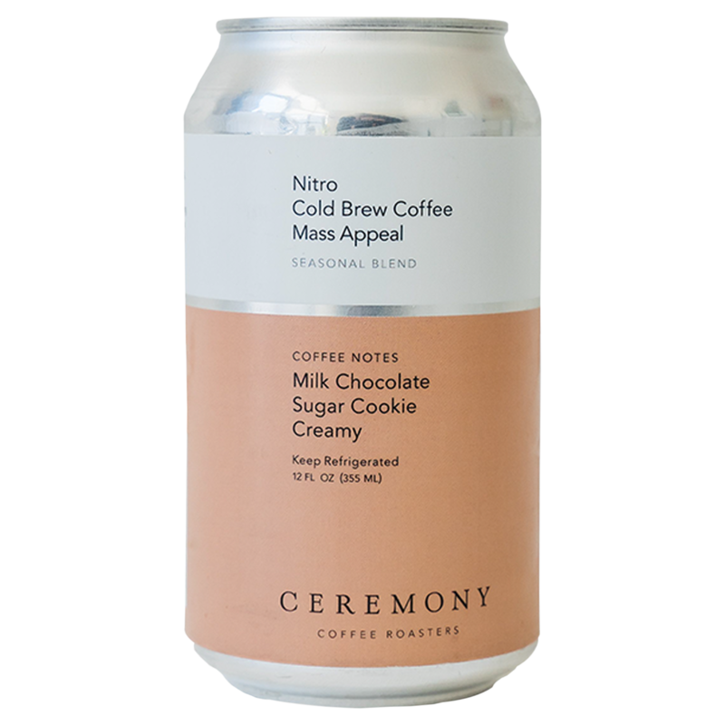 Ceremony Coffee Mass Appeal Cold Brew Nitro Can 12oz