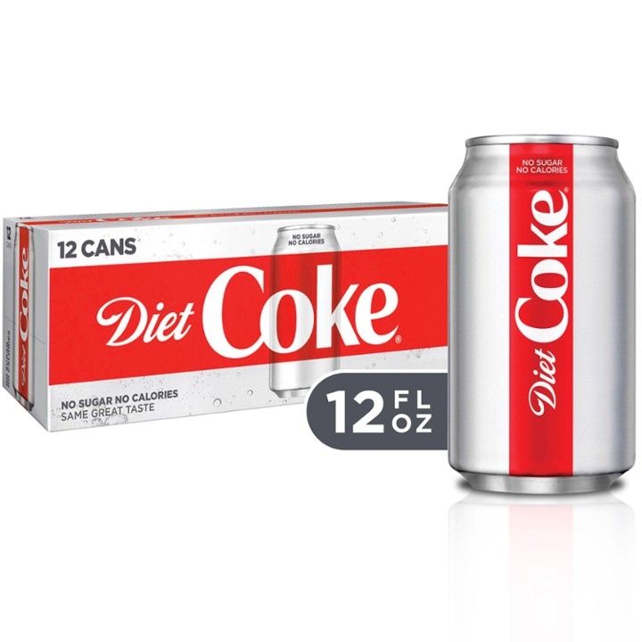 Diet Coke Soda - 12.0 Oz X 12 Pack