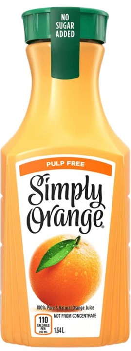 Simply Orange No Pulp 52oz
