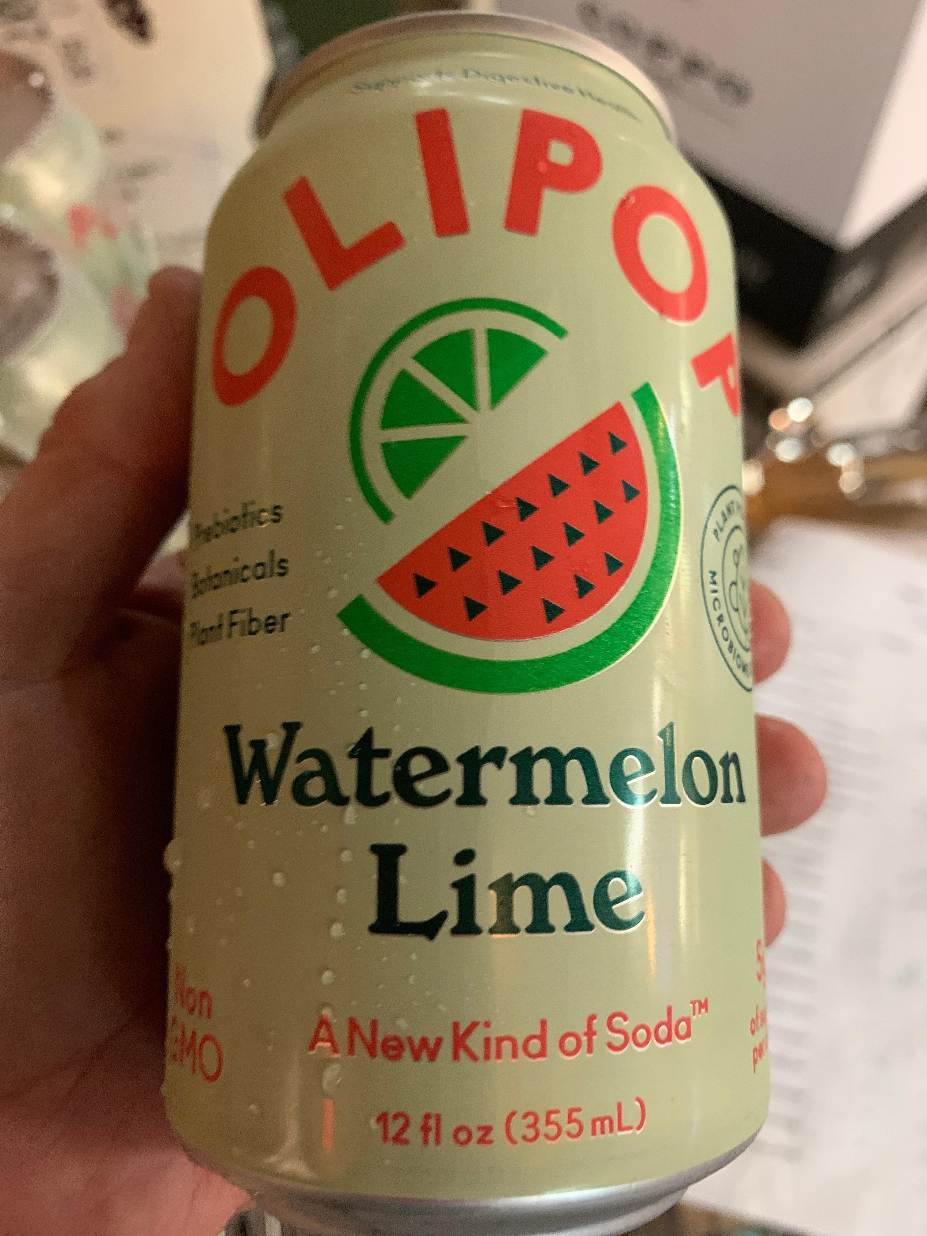 Olipop Watermelon Lime