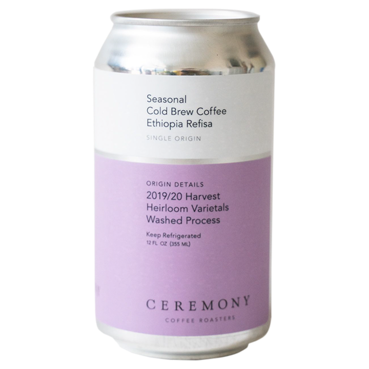 Ceremony Coffee Seasonal Cold Brew Nitro Can 12oz