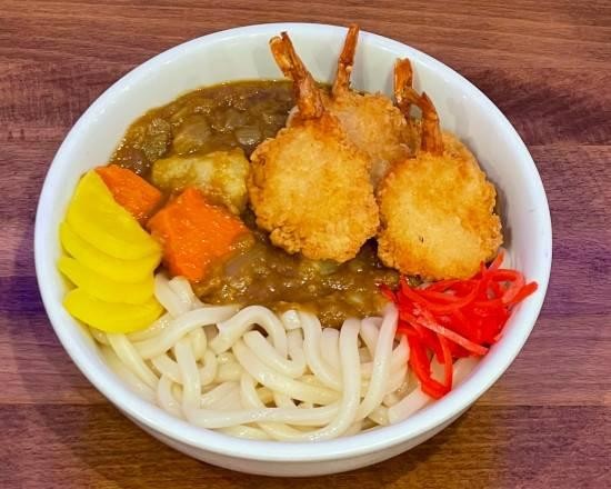 Ebi fried curry udon