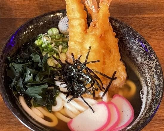 Shrimp tempura  udon