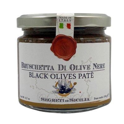 Cutrera Bruschetta Di Olive Nere Tonda Iblea  Black Olive Bruschetta