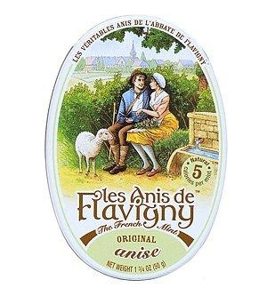 Les Anis De Flavigny  Anise (French Mints)  1.75-Ounce Tins