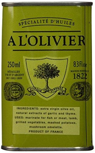 A L'Olivier Olive Oil Infused with Garlic and Thyme 8.3 Oz