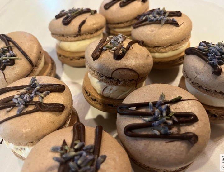 Lavender Mocha Macaron - Lavender Fields