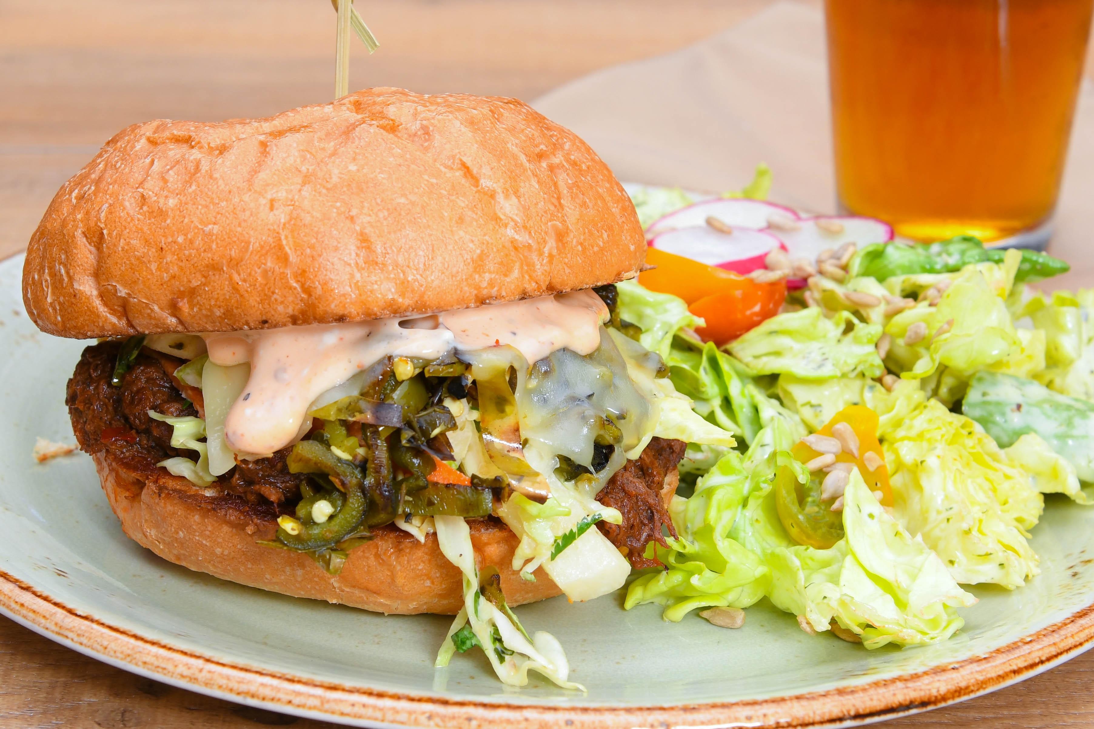 Shredded beef sand