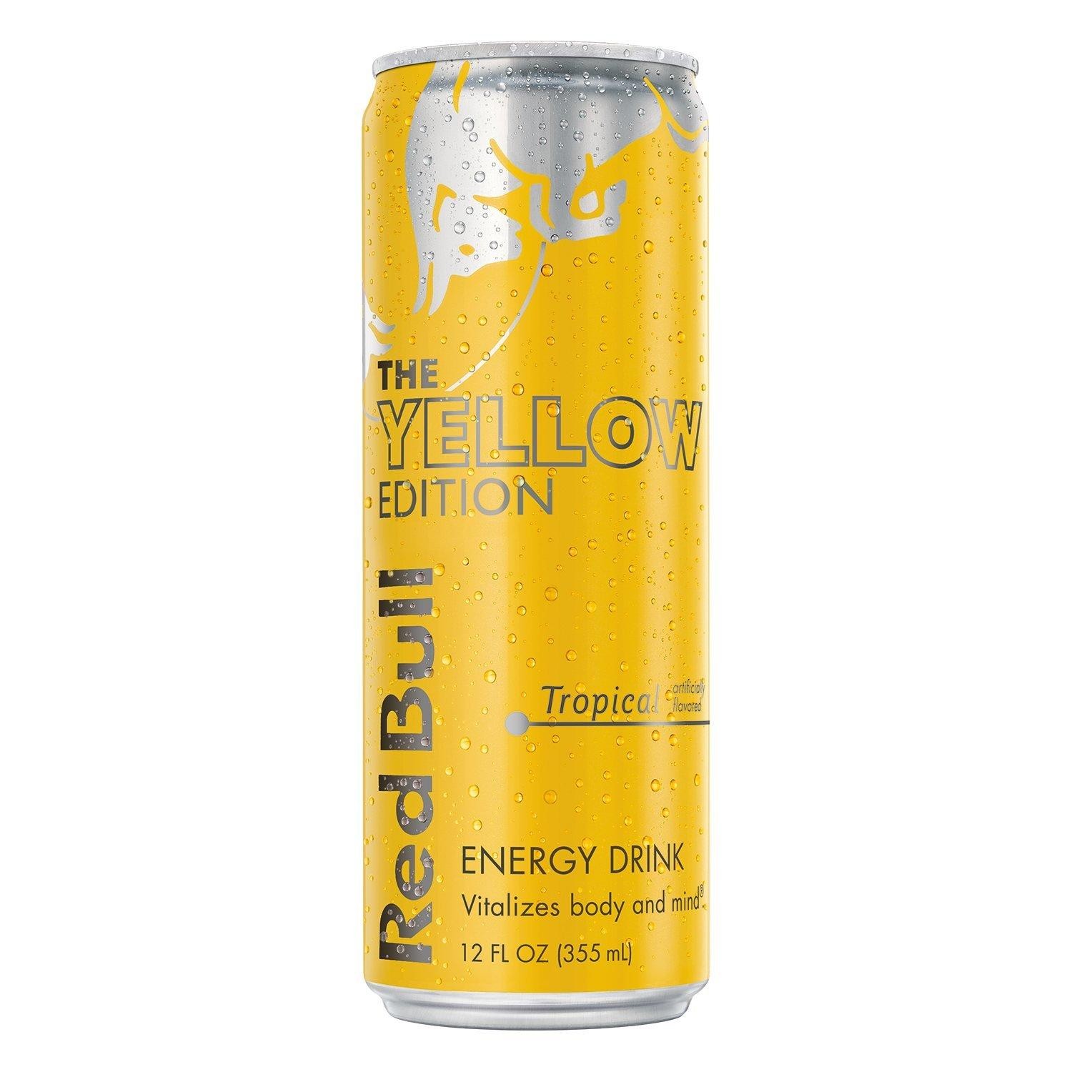 Red Bull Energy Drink, Tropical, 12 Oz
