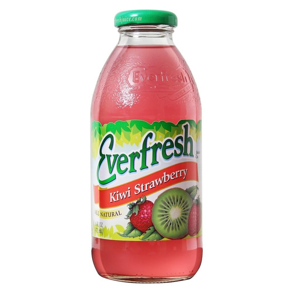 Everfresh Kiwi Strawberry - 16 Fl Oz Glass Bottle