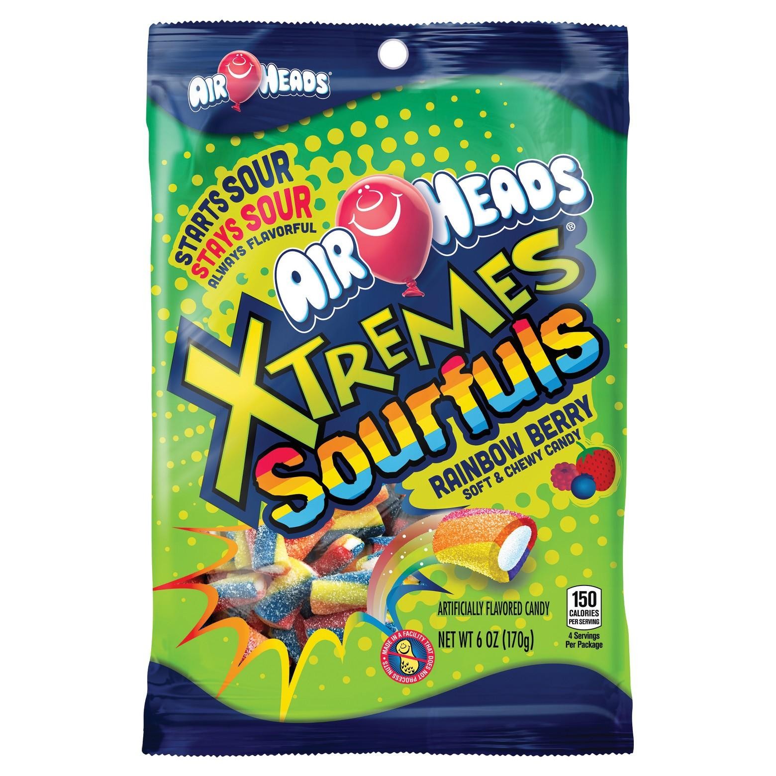Airheads Xtremes Sourfuls, Rainbow Berry - 6 Oz