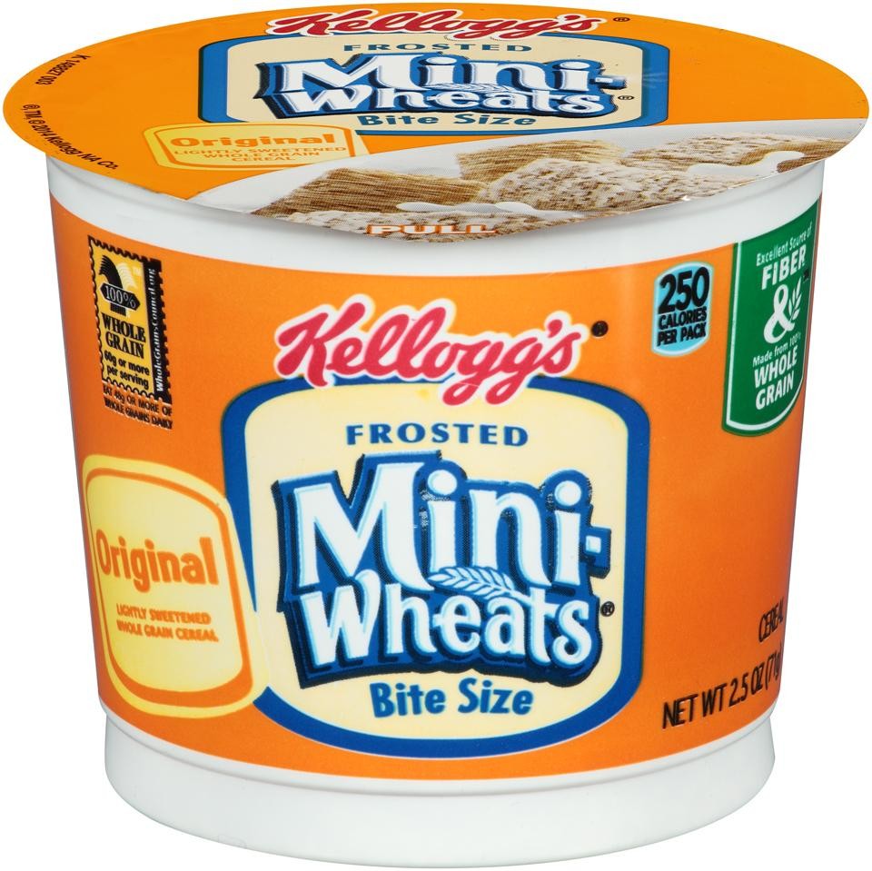 Kellogg's Frosted Flakes Cereal Multi Grain Cinnamon 2.1oz 60ct