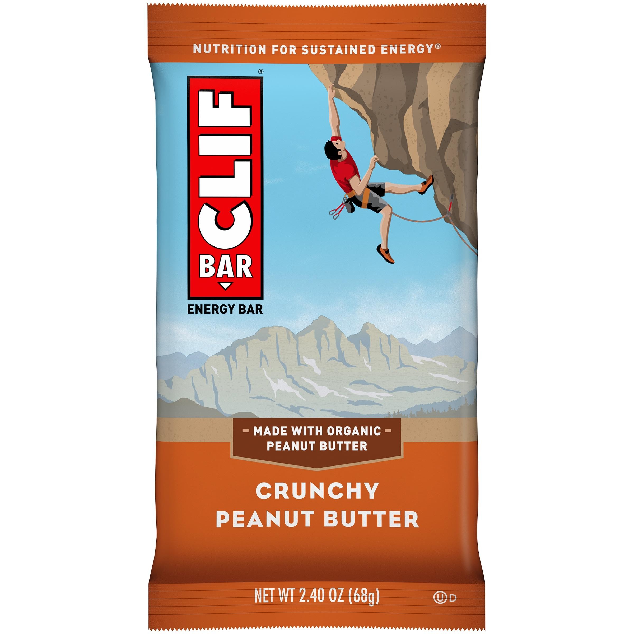 Clif BarÂ® Crunchy Peanut Butter Energy Bar 2.4 Oz  Wrapper