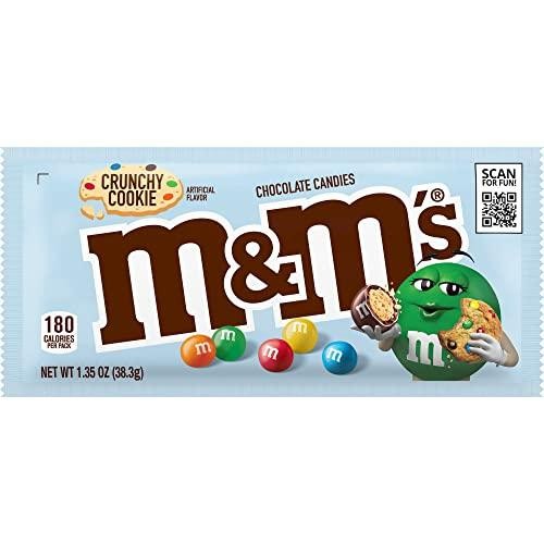 M&M’s Crunchy Cookie Milk Chocolate Single Size Candy – 1.35 Oz Pack