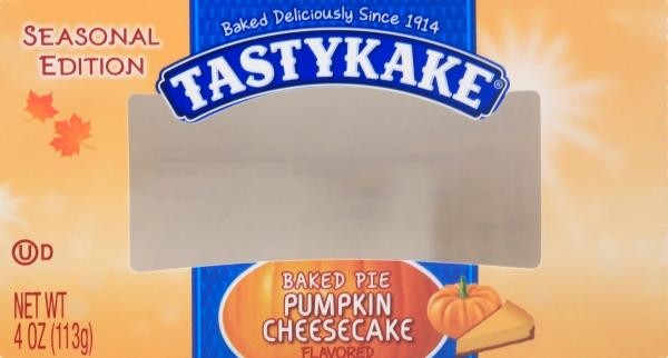 TastyKakeÂ® Pumpkin Cheesecake Baked Pie 4 Oz. Box