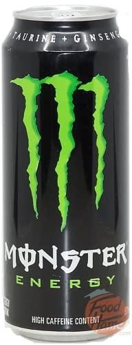 Monster Energy Carbonated Enery Drink, High Caffeine 500ml Can