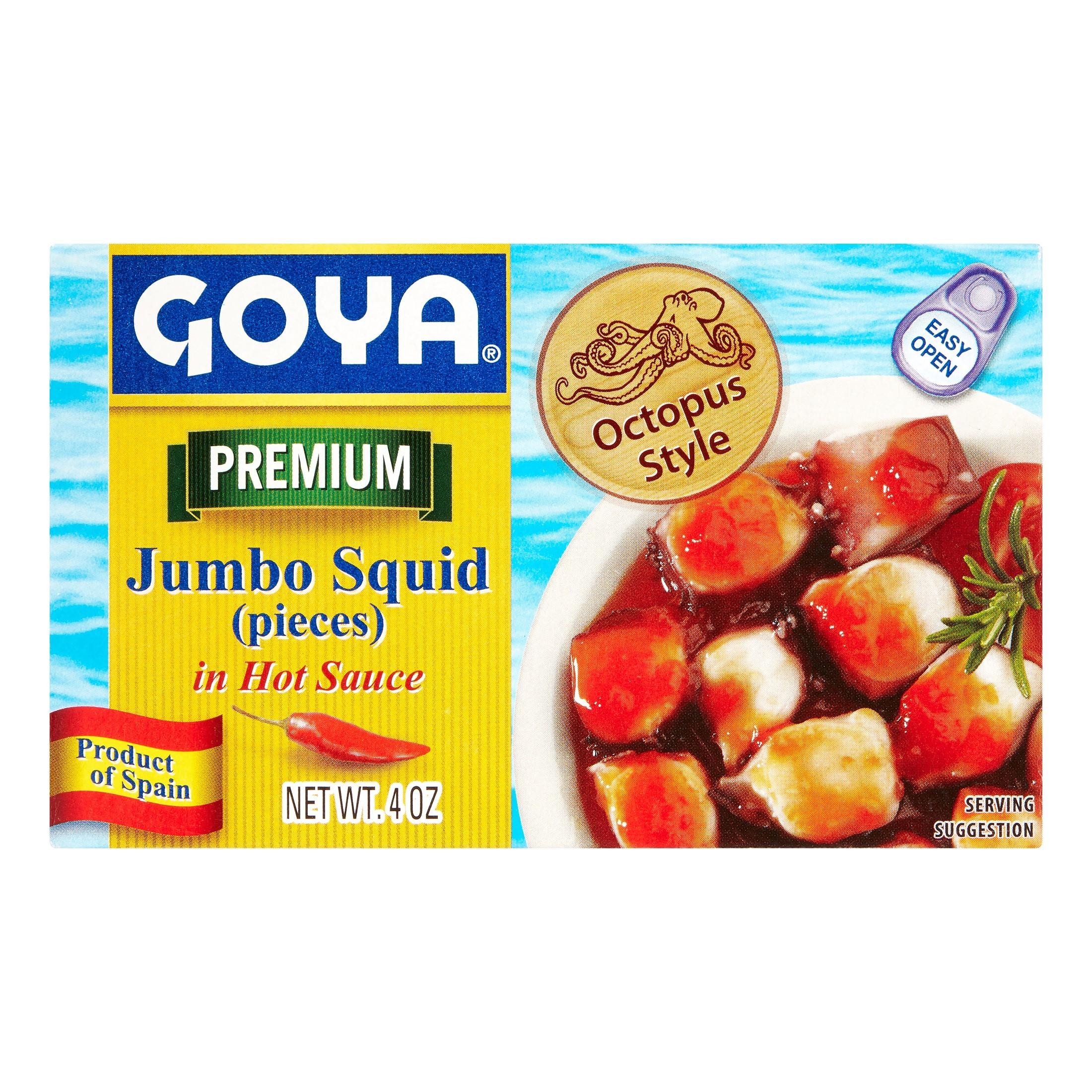 Goya Octopus in Hot Sauce  Pulpo  4 Oz