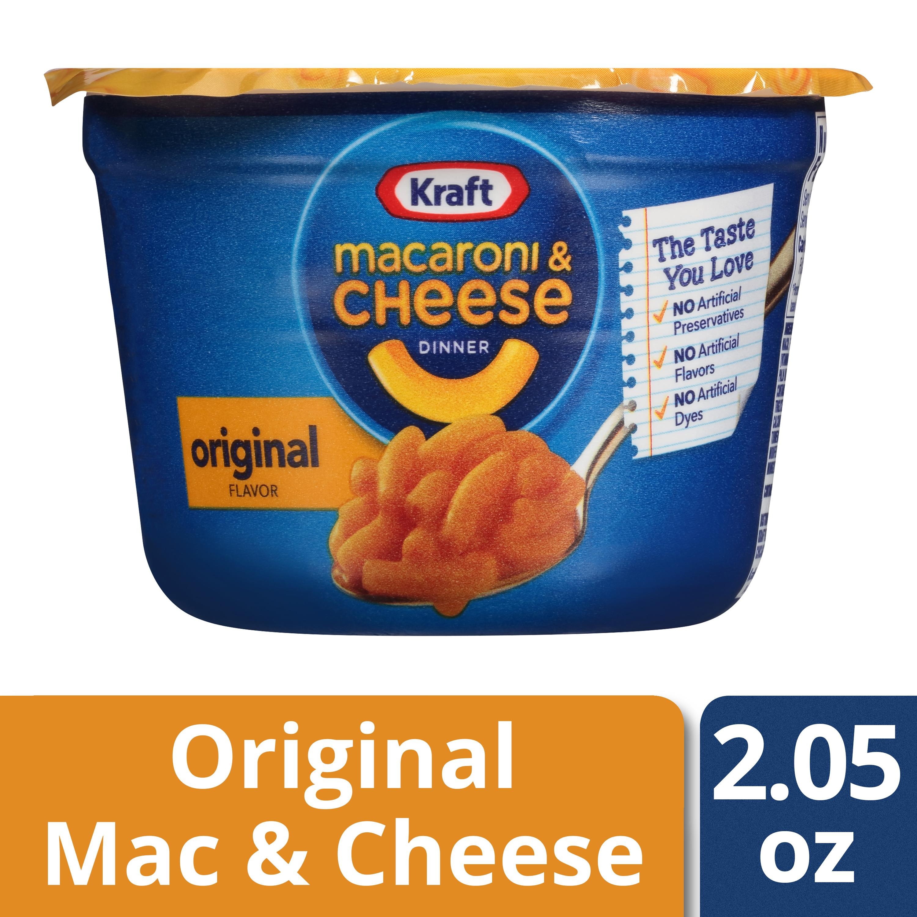 Kraft Easy Mac Noodles, Cheese, 2.05 Oz, 10/Carton (GEN01641)