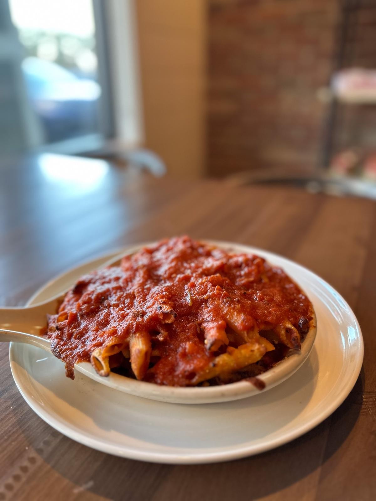 Baked Ziti with Eggplant Lunch