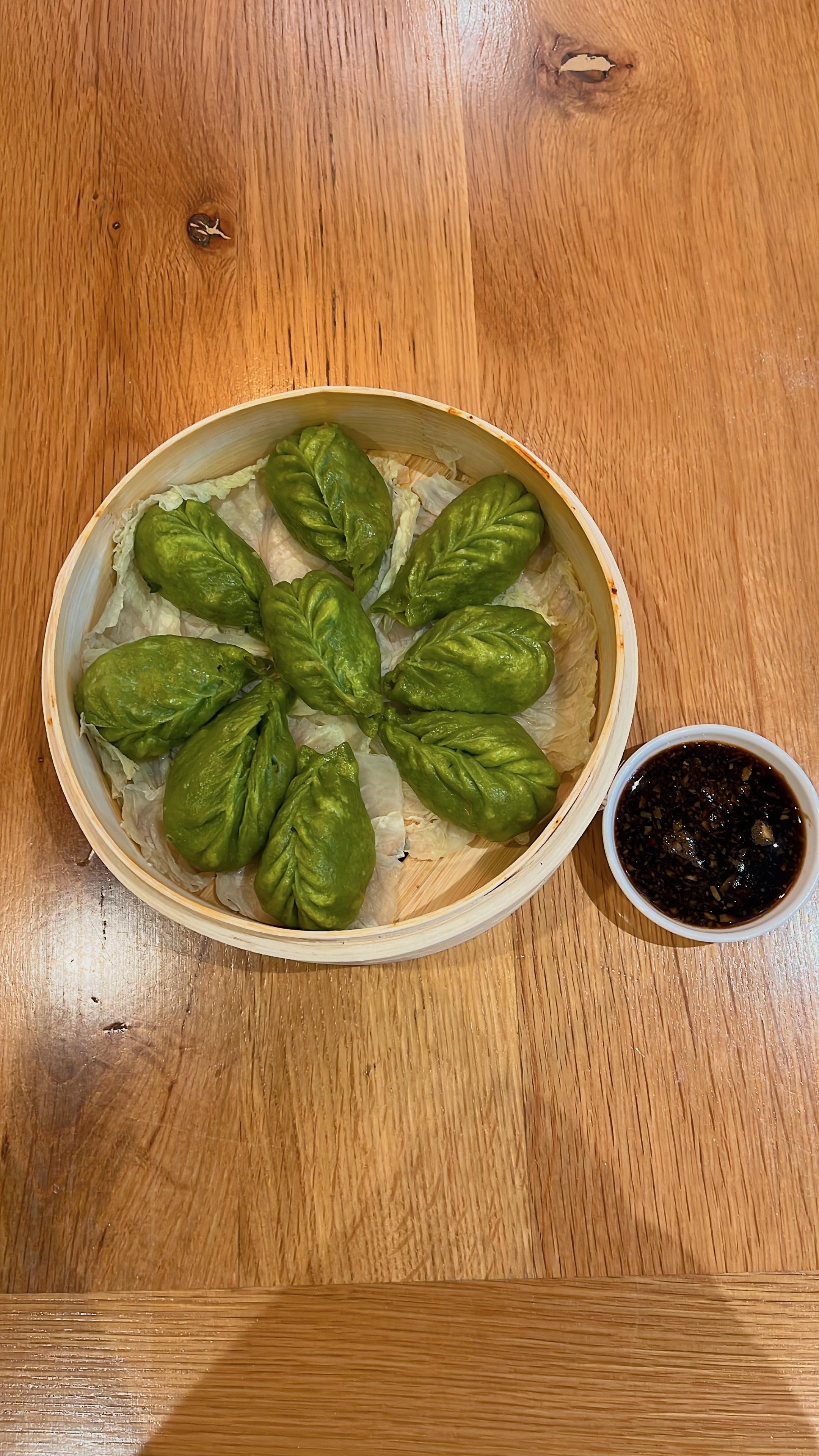 Vegan steamed dumplings (6) 素蒸饺