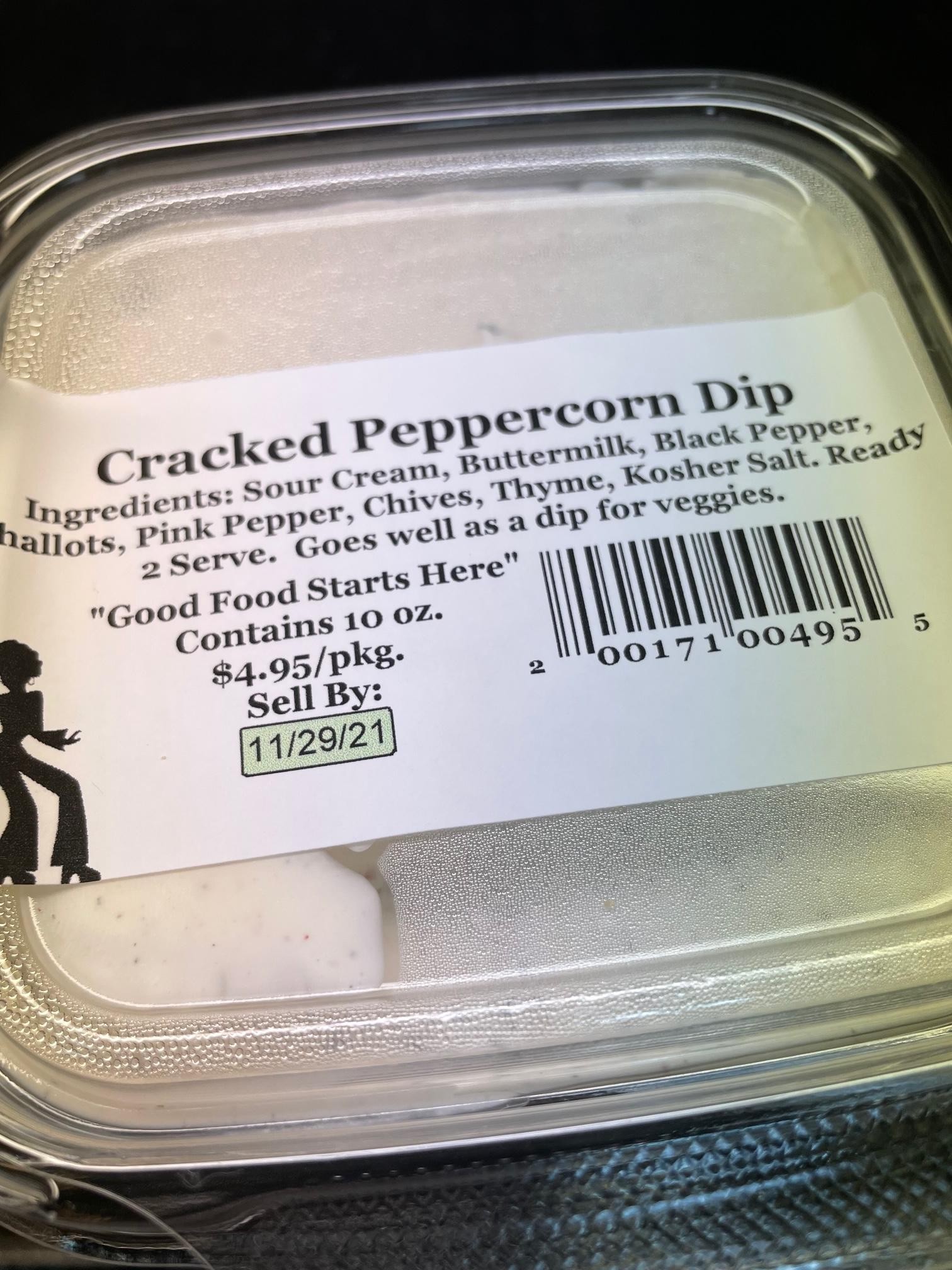 Cracked Peppercorn Dip (10 oz)
