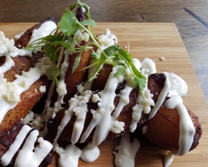 Plantains with Crema