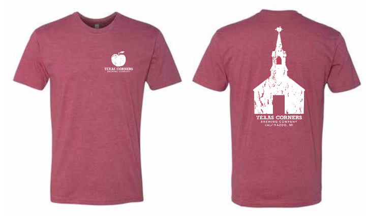 Red Church Design T-Shirt