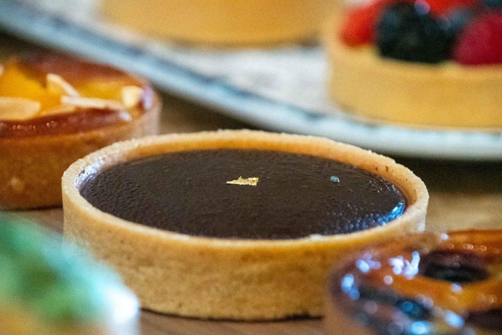 Small CARAMEL CHOCOLATE TART