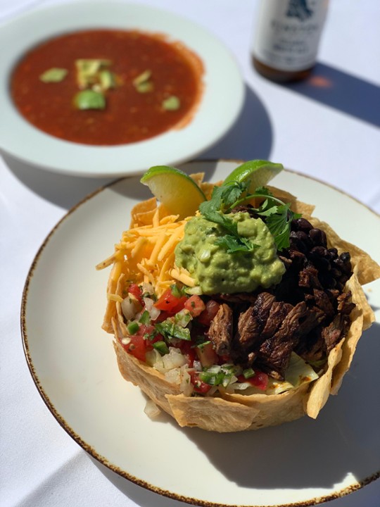 Skirt Steak Tostada