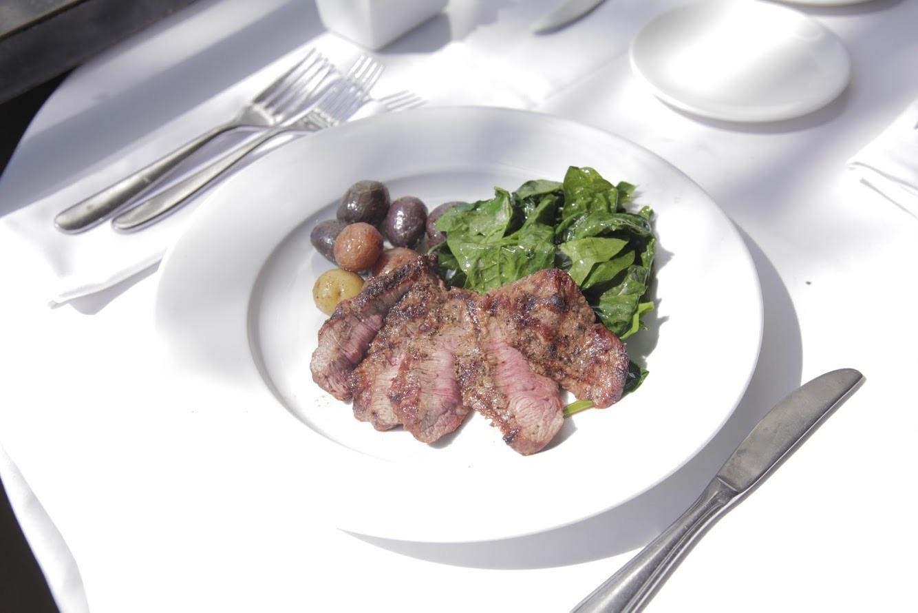 Grilled Grass-Fed Flat Iron Steak