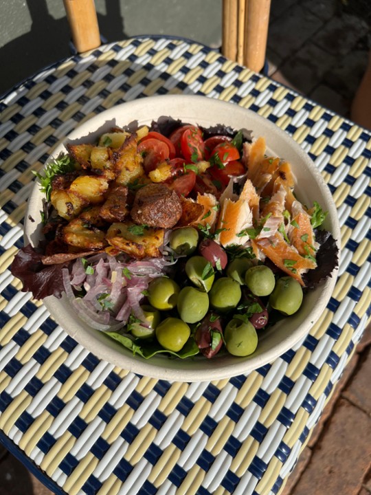 Salad with Smoked Trout