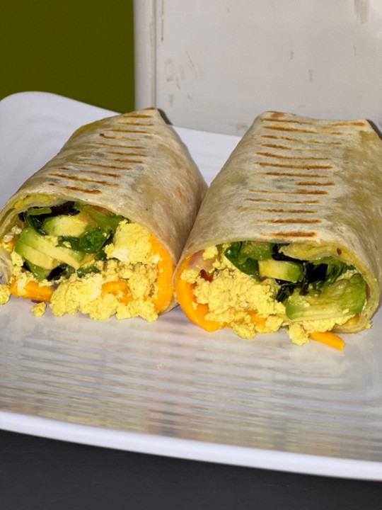 Vegan breakfast burrito