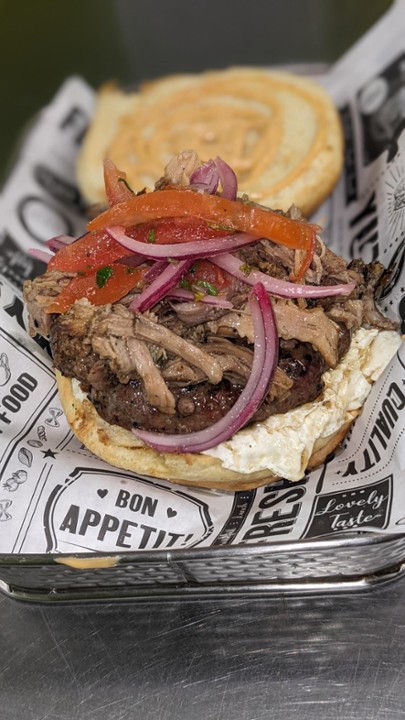 Protein-packed burger