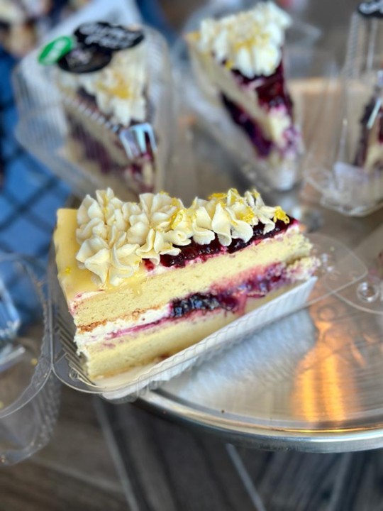 K'sserts - Blueberry Lemon Cake (sugar free)