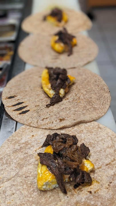 Steak & egg wrap