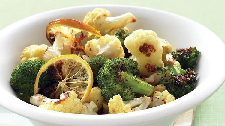 Roasted Organic Broccoli & Cauliflower